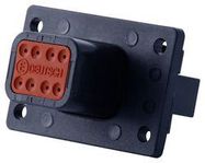 RECEPT, FLANGE, THIN WALL, 8WAY, PIN