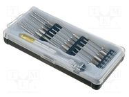 Kit: screwdrivers; hex key,Phillips,Pozidriv®,slot,Torx®; bag DONAU ELEKTRONIK