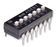 DIP SWITCH, 10POS, SPST, SLIDE