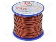 Coil wire; double coated enamelled; 1mm; 0.25kg; -65÷200°C BQ CABLE