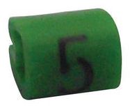 CABLE MARKER, E, SIZE6, 5, PK30