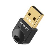 Mini Bluetooth 5.4 Adapter Wozinsky WUSB54YS USB-A Receiver Transmitter for Computer - Black, Wozinsky