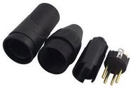 PLUG, XLR, FREE, BLACK GOLD, 4WAY