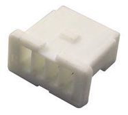 CONNECTOR HOUSING, RCPT, 4POS, 1MM