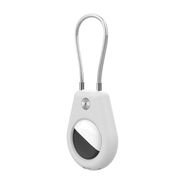 Apple AirTag Case with Steel Cable - White, Hurtel