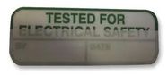 LABEL, TESTED FOR ELEC SAFETY, PK108