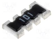 Resistor network: Y; SMD; R: 100Ω; ±5%; 62.5mW; No.of resistors: 4 ROYAL OHM