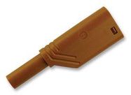 SAFETY, PLUG, 4MM, BROWN, LAS S WS