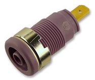 SOCKET, 4MM, SAFETY, VIOLET , MVL S