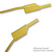 TEST LEAD, YELLOW, 2M, 1KV, 10A