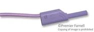 TEST LEAD, VIOLET, 250MM, 1KV, 10A