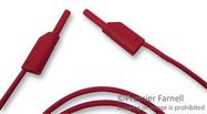 TEST LEAD, RED, 1M, 1KV, 10A