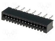 Connector: FFC/FPC; straight; PIN: 14; Non-ZIF; THT; tinned; 20mΩ CONNFLY