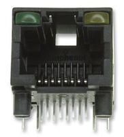 JACK, RJ45, W/LED, 1PORT