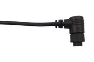 CIRCULAR CONNECTOR, R/A, 4WAY, 1M, BLACK