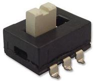 SLIDE SWITCH, DPDT, 0.3A, 115VAC, SMD