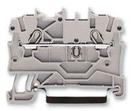 TERMINAL BLOCK, DIN RAIL, 2POS, 10AWG