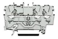 TERMINAL BLOCK, DIN RAIL, 3POS, 16AWG