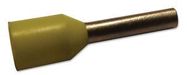 FERRULE, INSULATED, DE, 1MMSQ., PK100