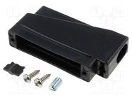 Enclosure: for D-Sub connectors; D-Sub 25pin,D-Sub HD 44pin 