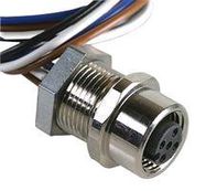 SENSOR CORD, 8P M12 RCPT-FREE END, 0.3M