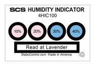 HUMIDITY INDICATOR CARD, 4-SPOT, PK100