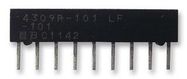 RESISTOR, NETWORK, SIP, 100R