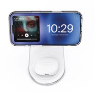 2in1 Puro Mag Station Wireless Charging Station for Phone and Headphones - White, Puro