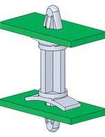 PCB SPACER SUPPORT, NYLON 6.6, 4.8MM