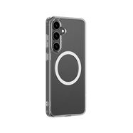 AmazingThing Minimal Mag Case with Magnetic Ring for Samsung Galaxy S25 - Transparent, AmazingThing