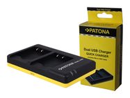 PATONA Dual Quick-Charger f.Sony NP-BN1 BN1 incl. Micro-USB cabel, PATONA