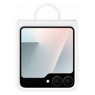 Samsung Silicone Case for Samsung Galaxy Z Flip7 FE - White, Samsung