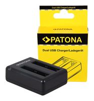 PATONA Dual Quick-Charger f.Xiaomi Yi Xiaoyi YDXJO1XY incl. Micro-USB cabel, PATONA