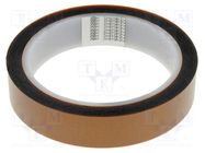 Tape: high temperature resistant; Thk: 63.5um; 55%; golden; W: 20mm BLT