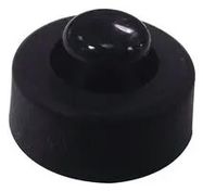 FEET, ROUND, TPE, SCREW, BLACK, PK40