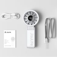 Jisulife Handheld Fan Life7 5000mAh Portable USB Fan - Gray, Jisulife