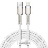 USB-C cable for Lightning Baseus Cafule, PD, 20W, 2m (white), Baseus