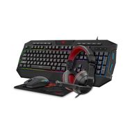 Gaiming set 4in1 Havit GAMENOTE KB675CM headphones + keyboard + mouse + mouse pad, Havit