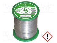 Tin; lead free; Sn99Ag0,3Cu0,7; 0.7mm; 0.25kg; reel; 217÷227°C 