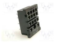 Socket; PIN: 8; 10A; 250VAC; H: 12mm; W: 22mm; PCB; for PCB; Series: MY2 OMRON