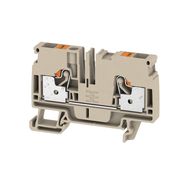 Feed-through terminal block, PUSH IN, 6 mm², 800 V, 41 A, Number of connections: 2 Weidmuller