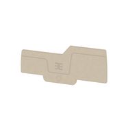 End plate (terminals), 78 mm x 2.1 mm, dark beige Weidmuller