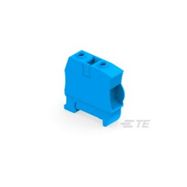 Terminal, screw terminal, blue, 16mm, 2 positions, DIN rail mounted ENTRELEC