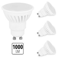 LED bulbs GU10 3vnt., 230V, 10W, warm white 2700K, 1000lm, LED LINE