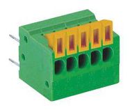 TERMINAL BLOCK, WIRE TO BRD, 5POS, 20AWG