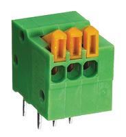 TERMINAL BLOCK, WIRE TO BRD, 3POS, 20AWG