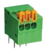 TERMINAL BLOCK, WIRE TO BRD, 3POS, 20AWG