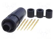 Connector: circular; plug; male; 3A; 125V; PIN: 5; EN2; soldering SWITCHCRAFT