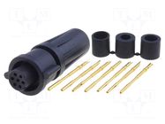 Connector: circular; plug; female; 3A; 125V; PIN: 7; EN2; soldering SWITCHCRAFT