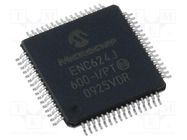 IC: Ethernet controller; 10/100Base-T; SPI / flexible Parallel 